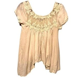 Free People Flowy Knit Top | Bohemian Style Top | Free Size